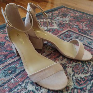 Nude size 7 Madden strappy heels